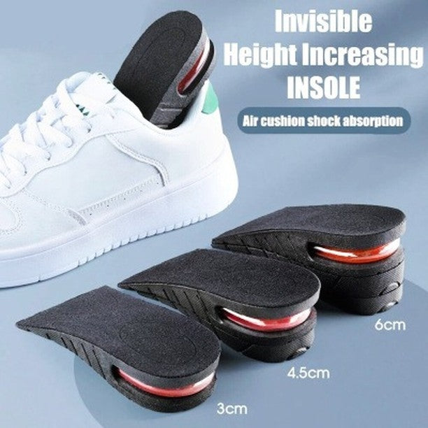 Adjustable Height Increase Insoles with Shock Absorber – Uplift Your Height Up to 3.54 Inches Comfortably