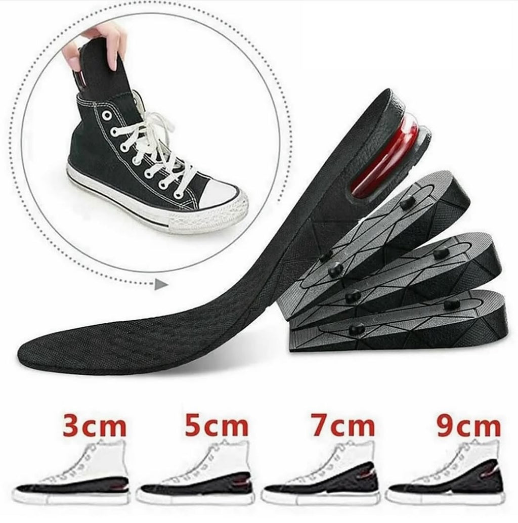 Adjustable Height Increase Insoles with Shock Absorber – Uplift Your Height Up to 3.54 Inches Comfortably